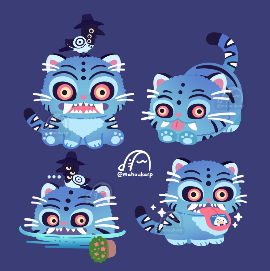 케이팝) 내가 볼려고 모아두는 호랑이 팬아트_25.png