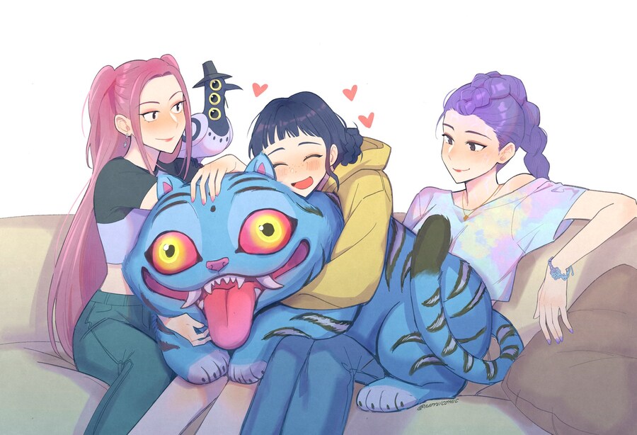 케이팝) 내가 볼려고 모아두는 호랑이 팬아트_33.jpg
