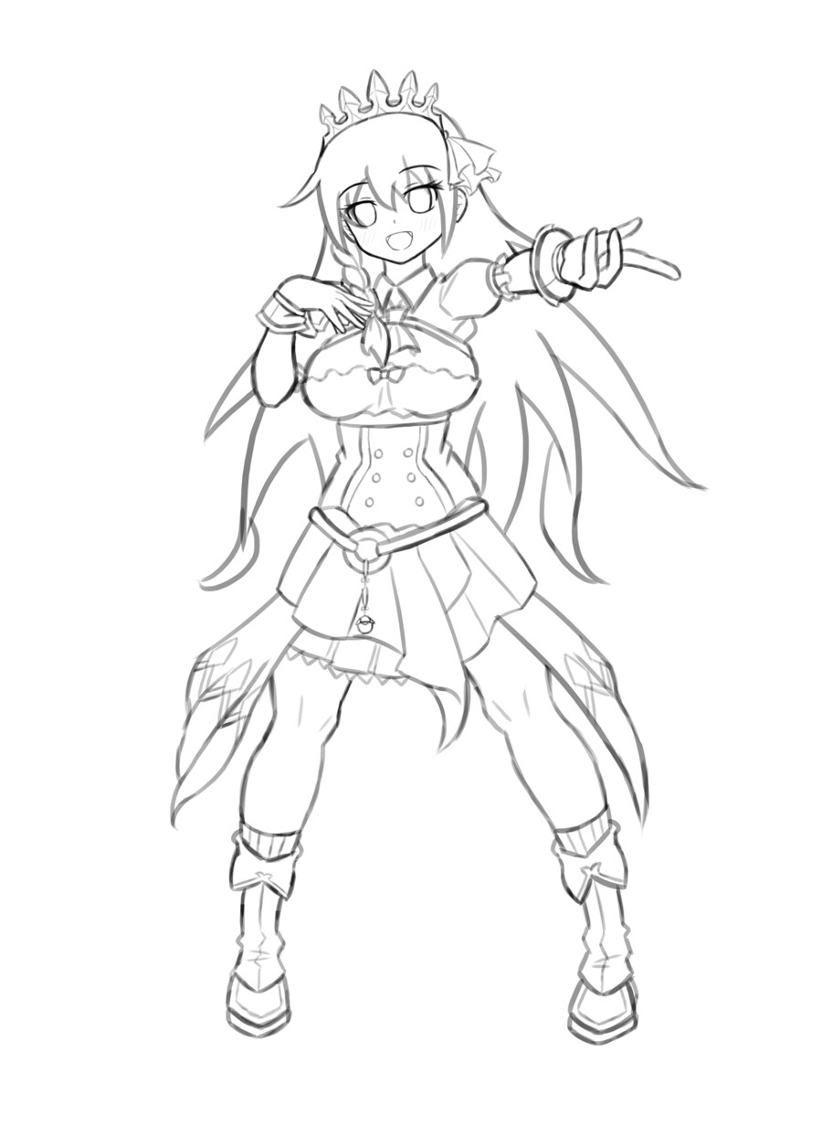 프리코네) 공주님 간단한 낙서_1.png