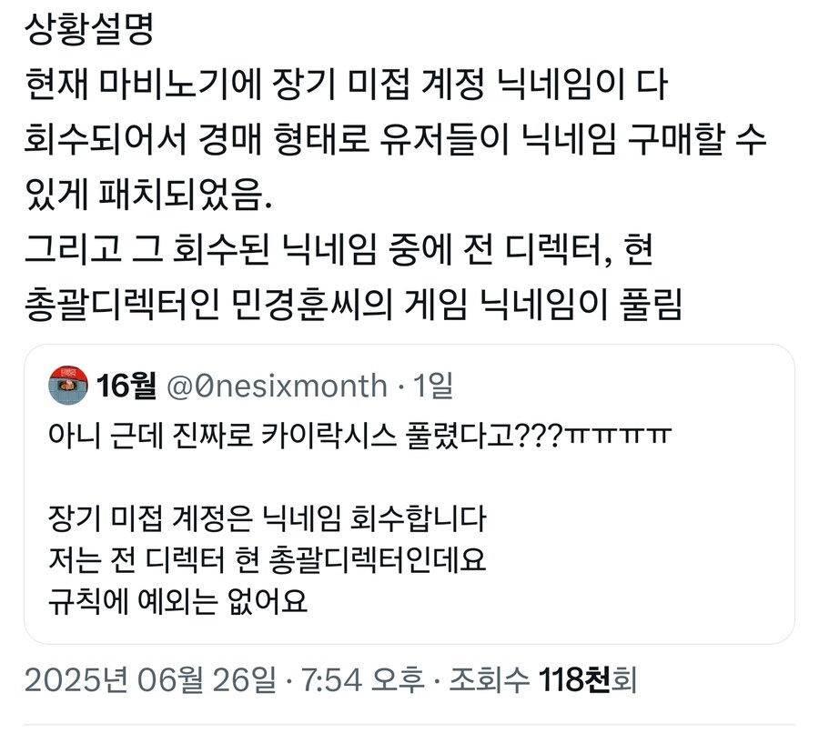 마비노기) 디렉터닉이 진짜 경매로 올라간다고?_1.jpg