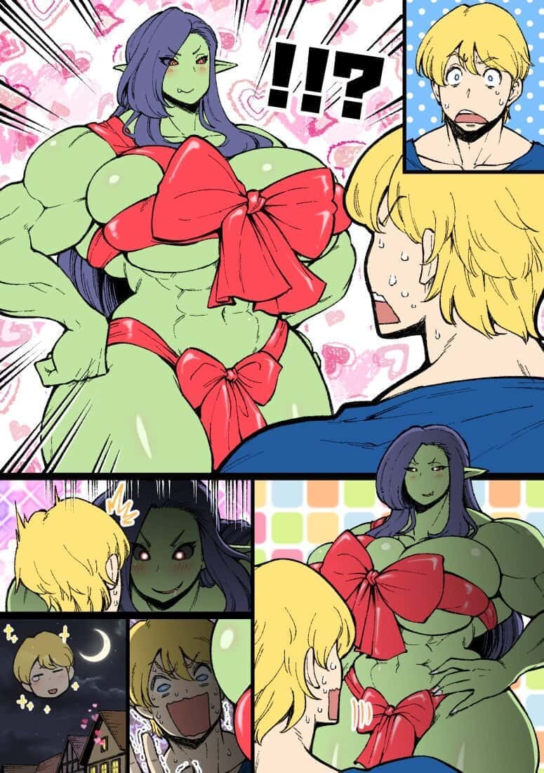 [약후] 오크가 인간에게 선물 주는 만화_1.jpg