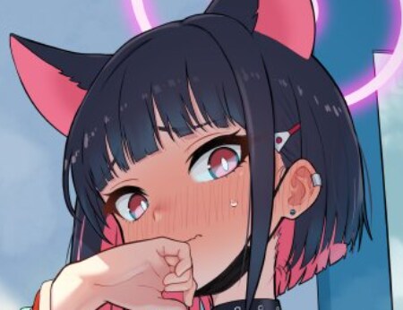 블루아카) 친구들 몰래 찌찌를 보여주는 카즈사_1.png