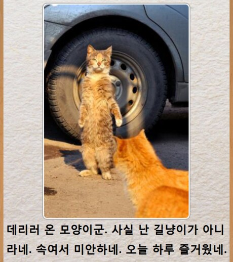 이, 이봐 친구⋯ 그게 무슨 말이냥, 우린 영원한 동지라 맹세했잖냥⋯!.jpg_1.png