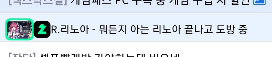 버튜버)리노아) 아 ㅋㅋ 도방중인 리노아 보고 ㅋㅋㅋㅋㅋ_1.jpg