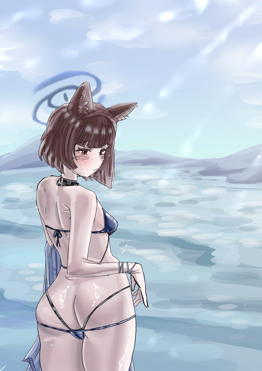 블루아카) 저녁 먹고 돌아보는 수영복 키쿄! (12)_13.png