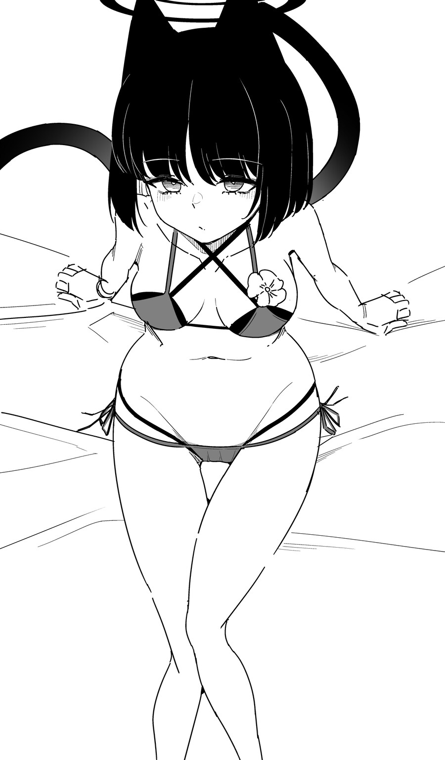 블루아카) 저녁 먹고 돌아보는 수영복 키쿄! (12)_16.jpg