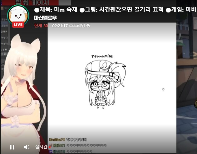 마비M)작가님한테서 내 딸래미 그림 하나 더받았어!_4.png