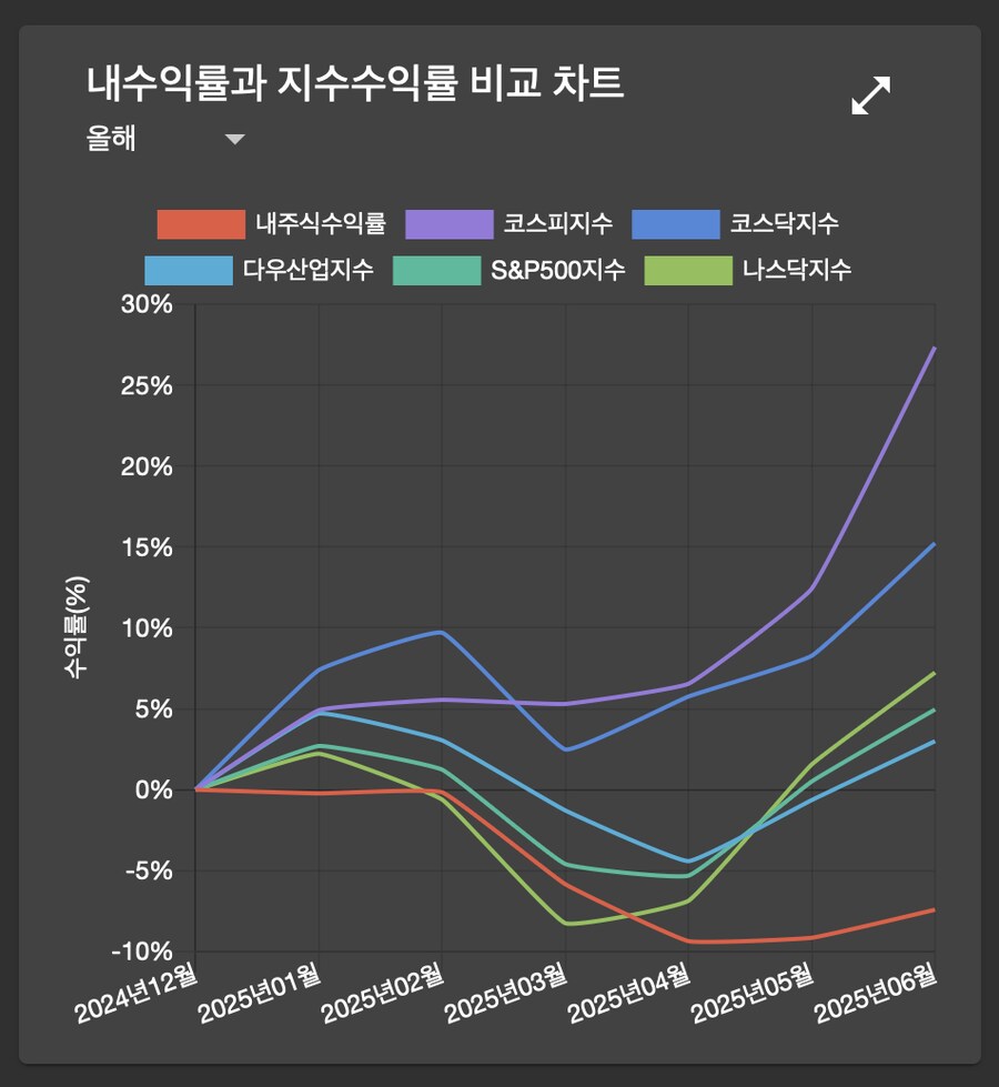 주식 미국 주식 2025년 6월 결산상반기결산