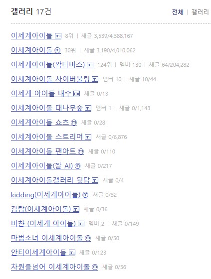 ㅇㅇㄱ) ㅇㅅㄷ 이름으로만 만들어진 갤러리라는데_1.png