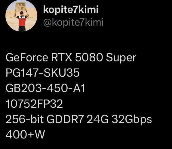 RTX 5070, 5070Ti, 5080 모델별 슈퍼 라인업 스펙 루머_3.jpg