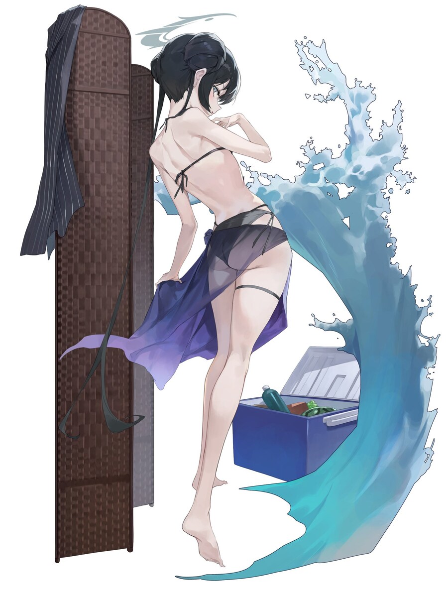 블루아카) 키사키 수영복 실장까지 숨참음_1.jpg