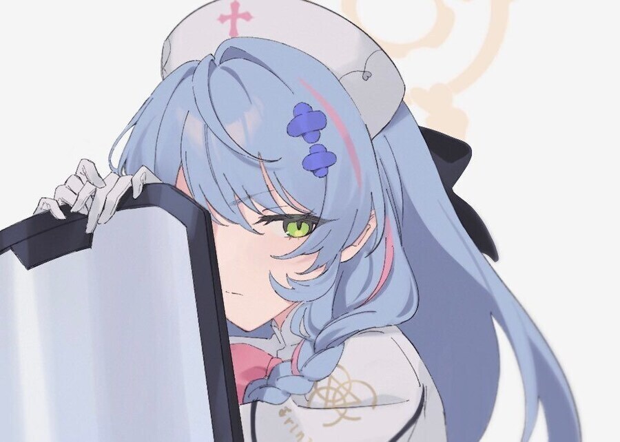 블루아카,괴문서)"미네야 뭘 그렇게 보고 있니?"_1.jpg