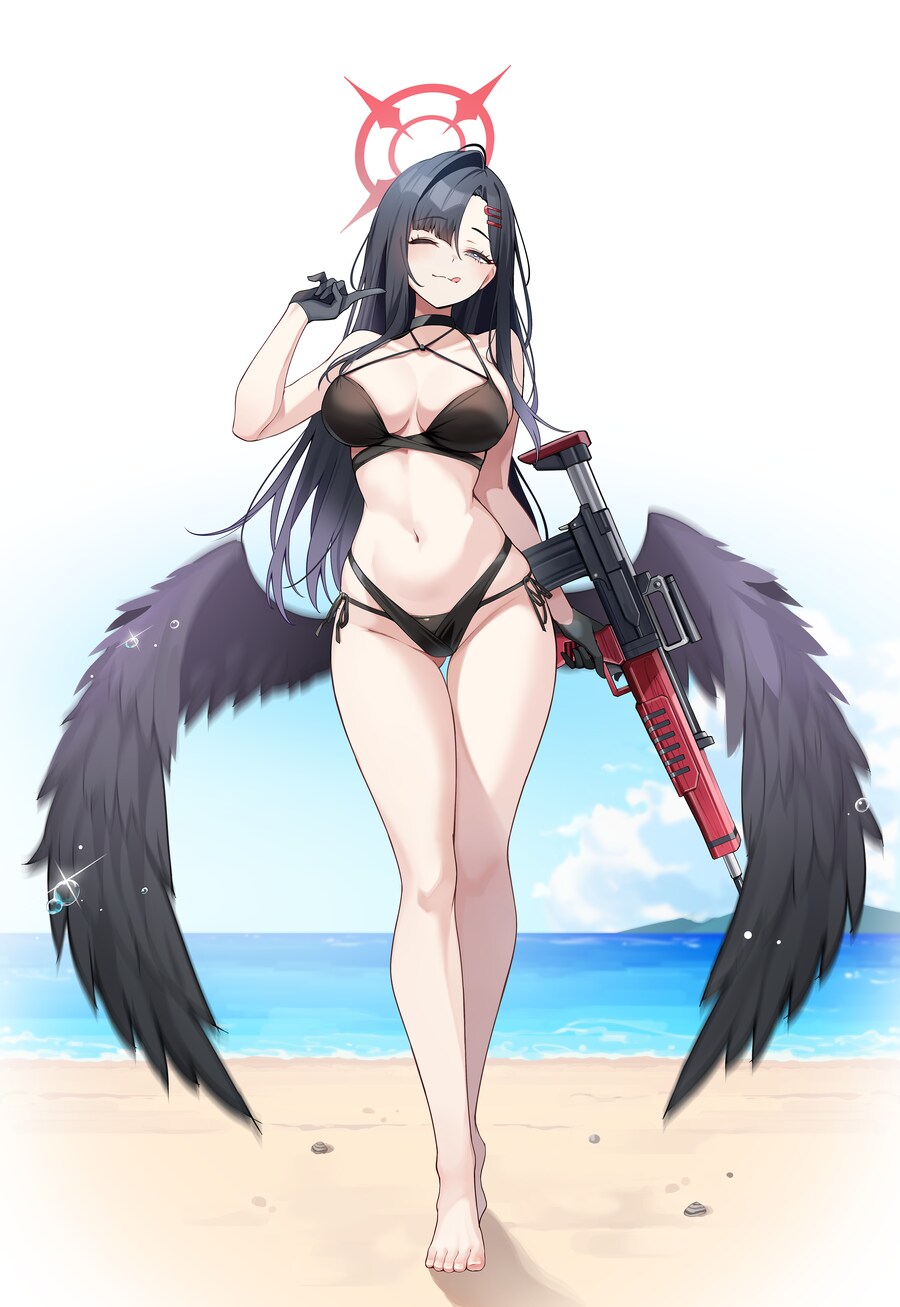 [블루아카] 검은색 비키니 이치카_2.png