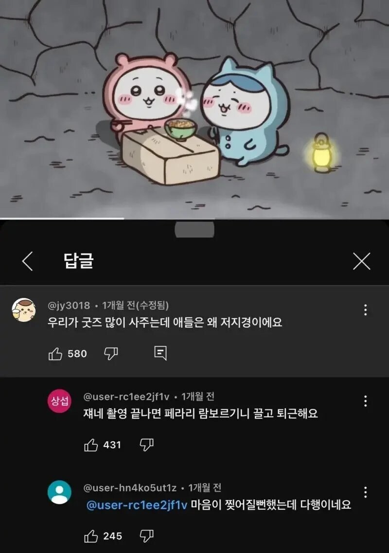 굿즈 많이 사주는데 캐릭터들은 왜 저 지경이에요?_1.jpg