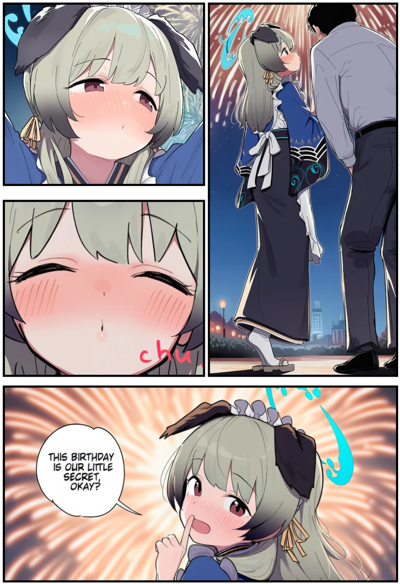 블루아카) ai) 우미카랑 축제 놀러가는 Manhwa_5.webp
