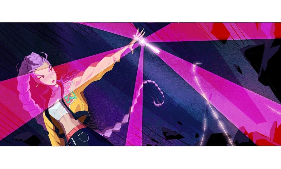 케이팝데몬헌터스) 제작진이 연구했던 주인공의 무기소환 방법_2.jpg