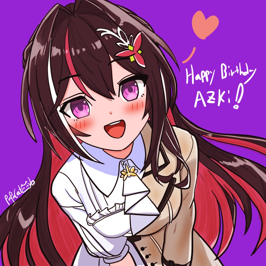 (버튜버)오늘 생일인,, 아즈키,, 그려왔덩.._1.png