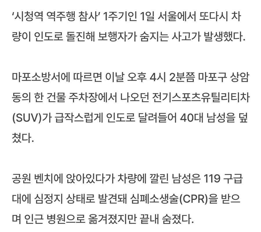 시청역 참사 1주기, 차량 인도 돌진 1명 사망_2.jpg