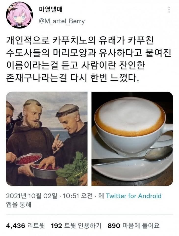 충격적인 카푸치노 이름 유래....jpg_1.jpg