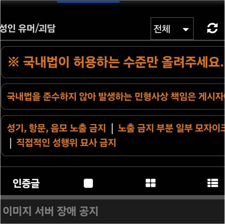 성유게 게시물 허용 정도에 대한 국내법이 어떤 법령임?_1.png