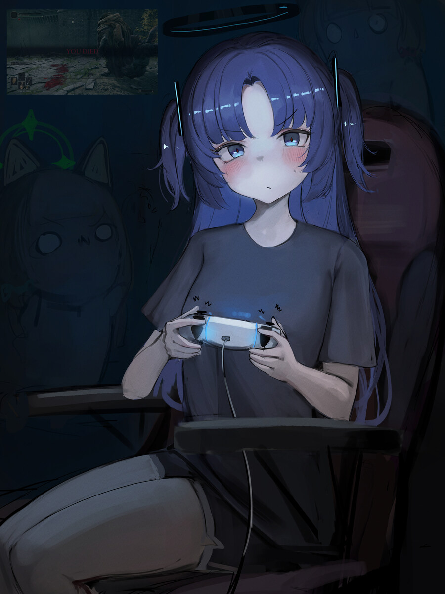 블루아카] 쉬는 날의 유우카_1.jpg