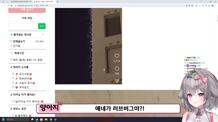 버튜버) 벌칙으로 등산하기 앞서 러브버그 사태를 본 양아지.jpg_5.jpg