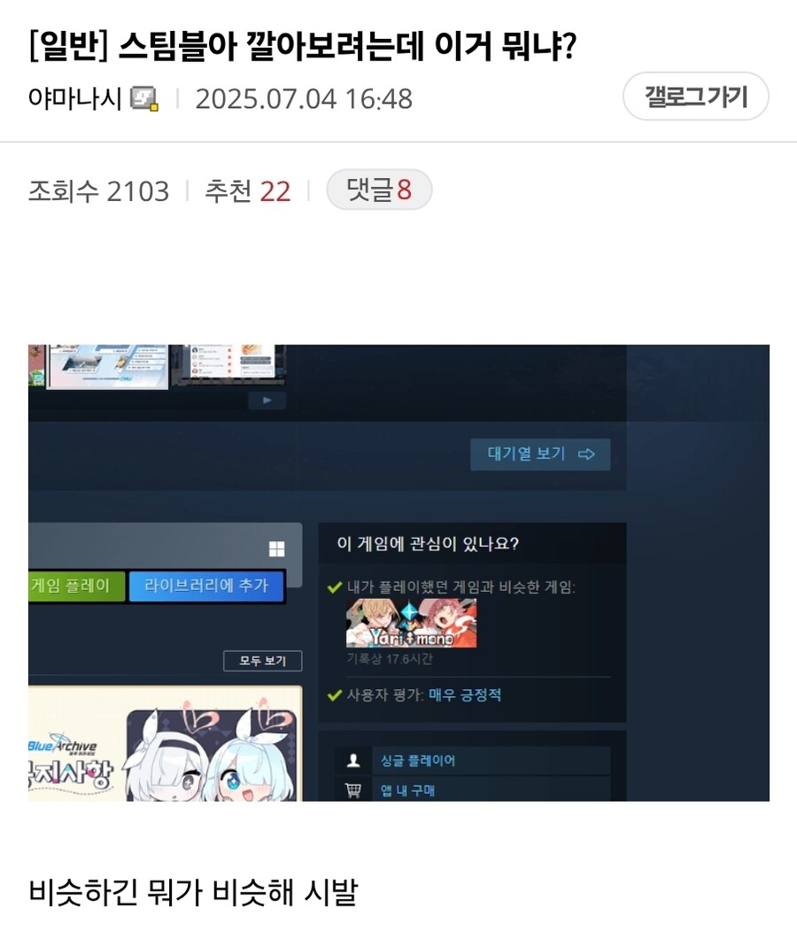 블루아카) 의외로 블루아카랑 비슷한 게임.jpg_1.jpg