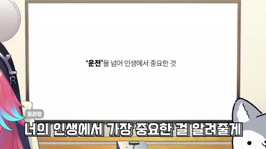 버튜버) 로제타에게 실전 운전에서 꼭 숙지할 사안을 알려주는 응과장.jpg_1.jpg