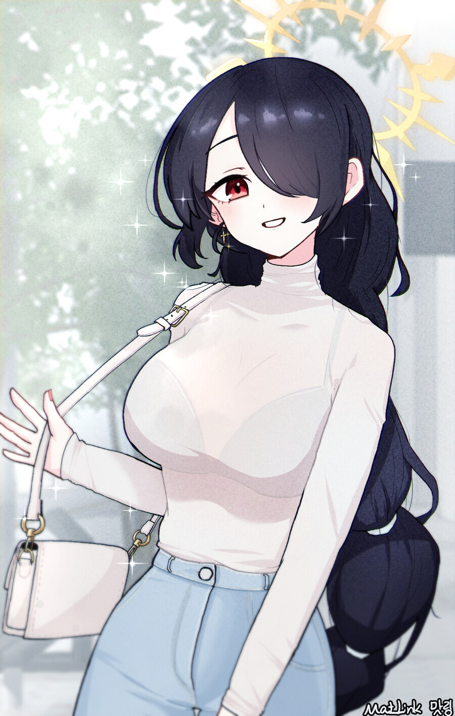 블루아카) 수수한 듯 야하게 비치는 은꼴을 나는 좋아한다_2.jpg