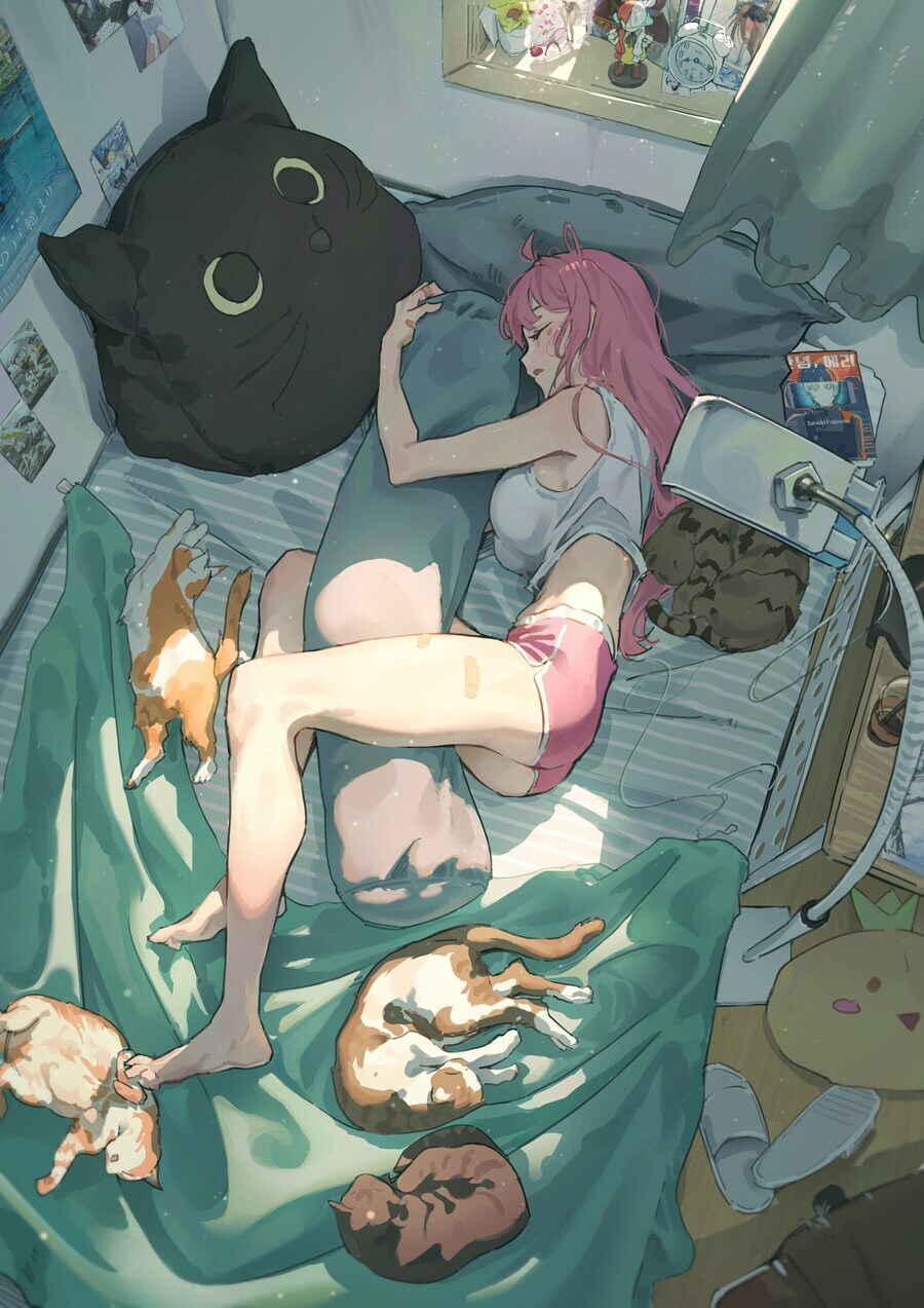 즐겁게 사는 분홍머리 거유 자취녀_1.jpg