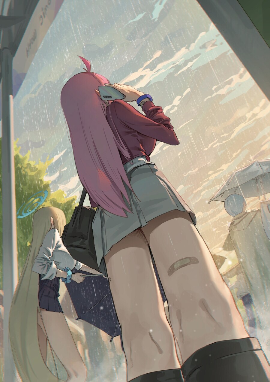 즐겁게 사는 분홍머리 거유 자취녀_12.jpg