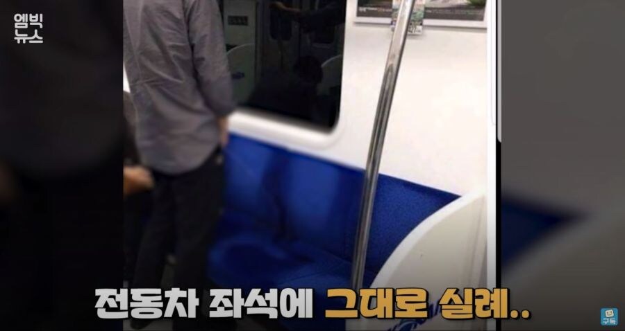 달리는 전철 내부에 화장실이 있다는 한국_1.jpg