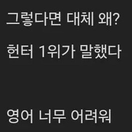 "어느 날 헌터 1위인 한국인에게 물어봤다"_2.png