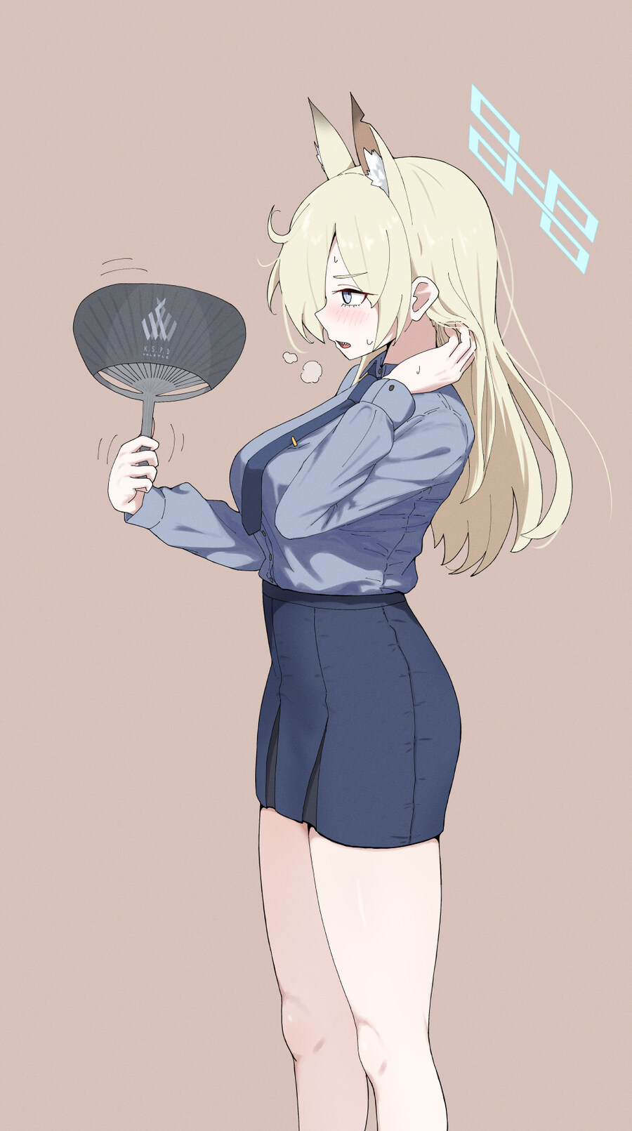 [블루아카] 더위서 스타킹도 벗어버린 칸나_1.jpg