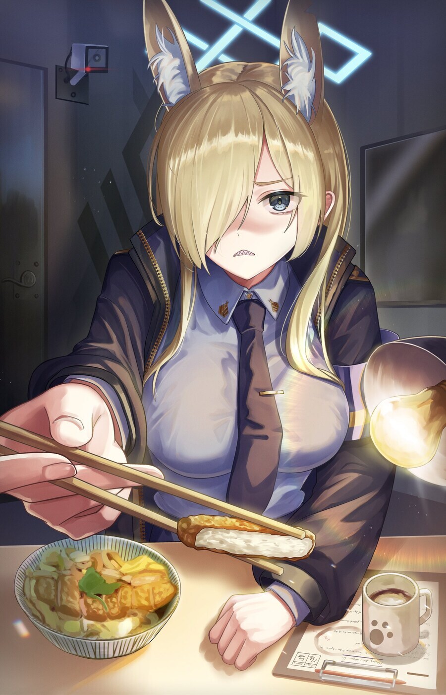 블루아카)칸나가 해주는 마법의 카츠동~_1.jpg