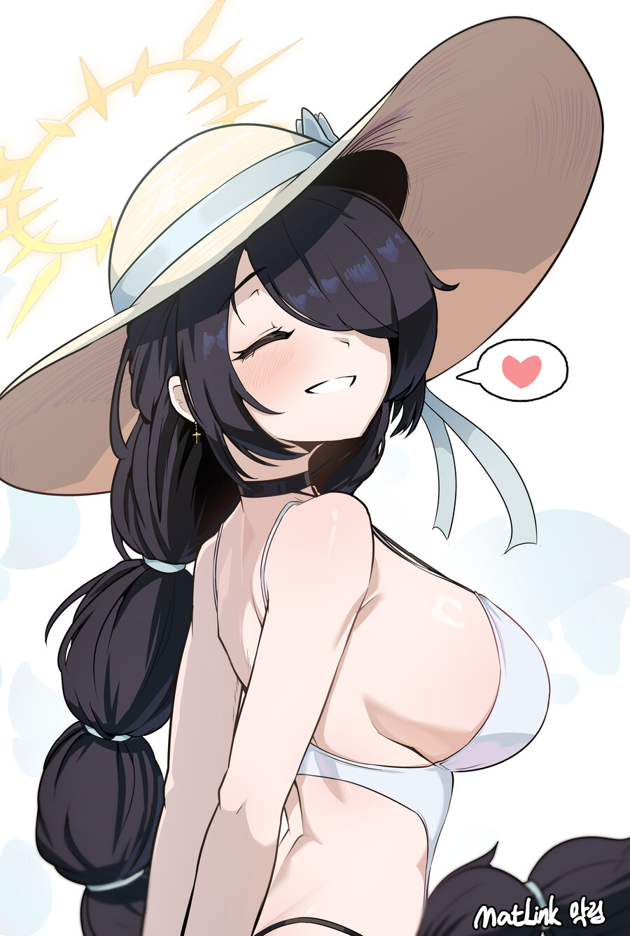블루아카) 제가 그린 수영복 히나타를 봐주시겠어요?_1.jpg
