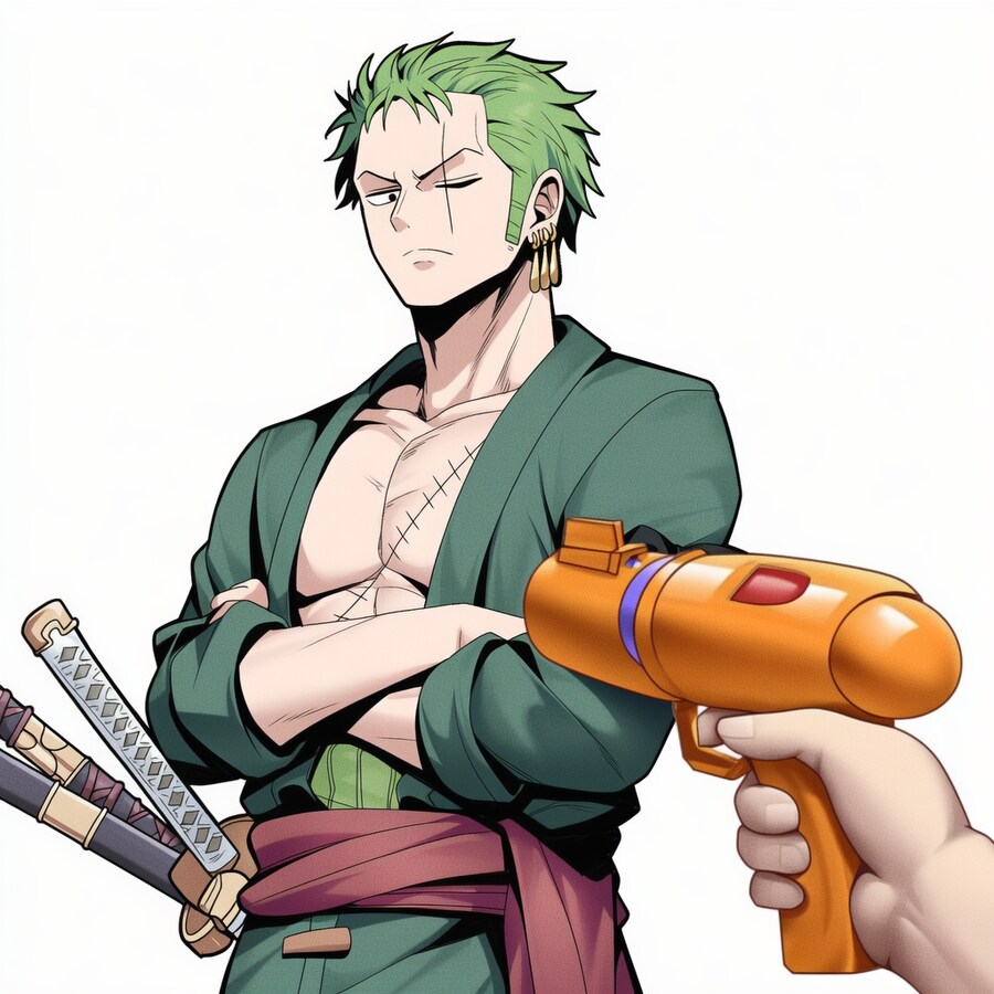 AI) 원피스 롤로노아 조로에게 TS총을 쏘아 보았다._1.png