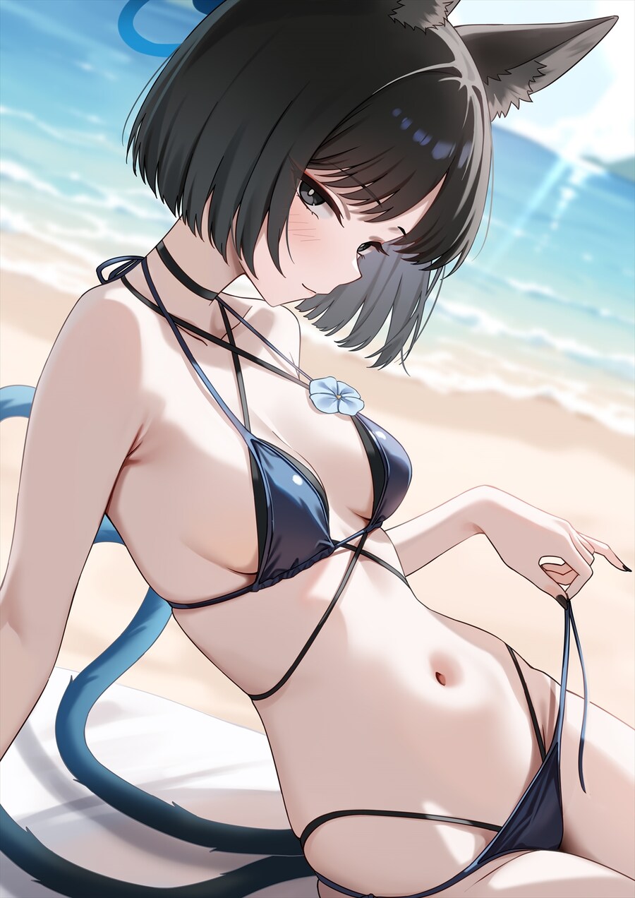 블루아카) 수영복 고양이_3.jpg
