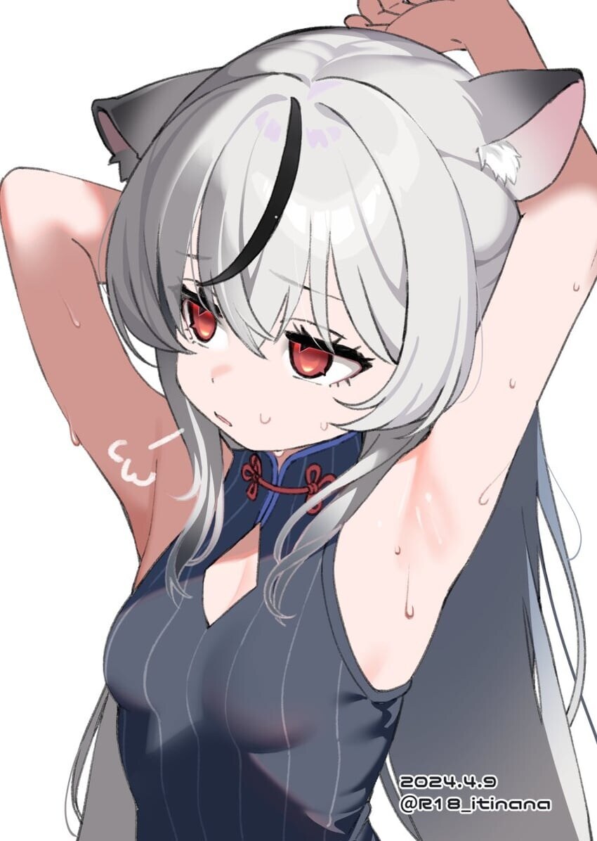 블루아카)폭염에 땀 흘리는 코코나_1.jpg
