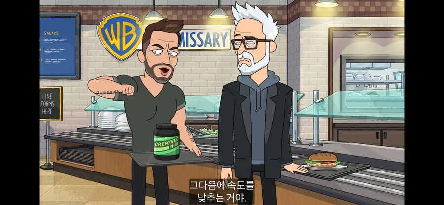 스나이더가 제임스 건한테 슈퍼맨 조언 중_5.png