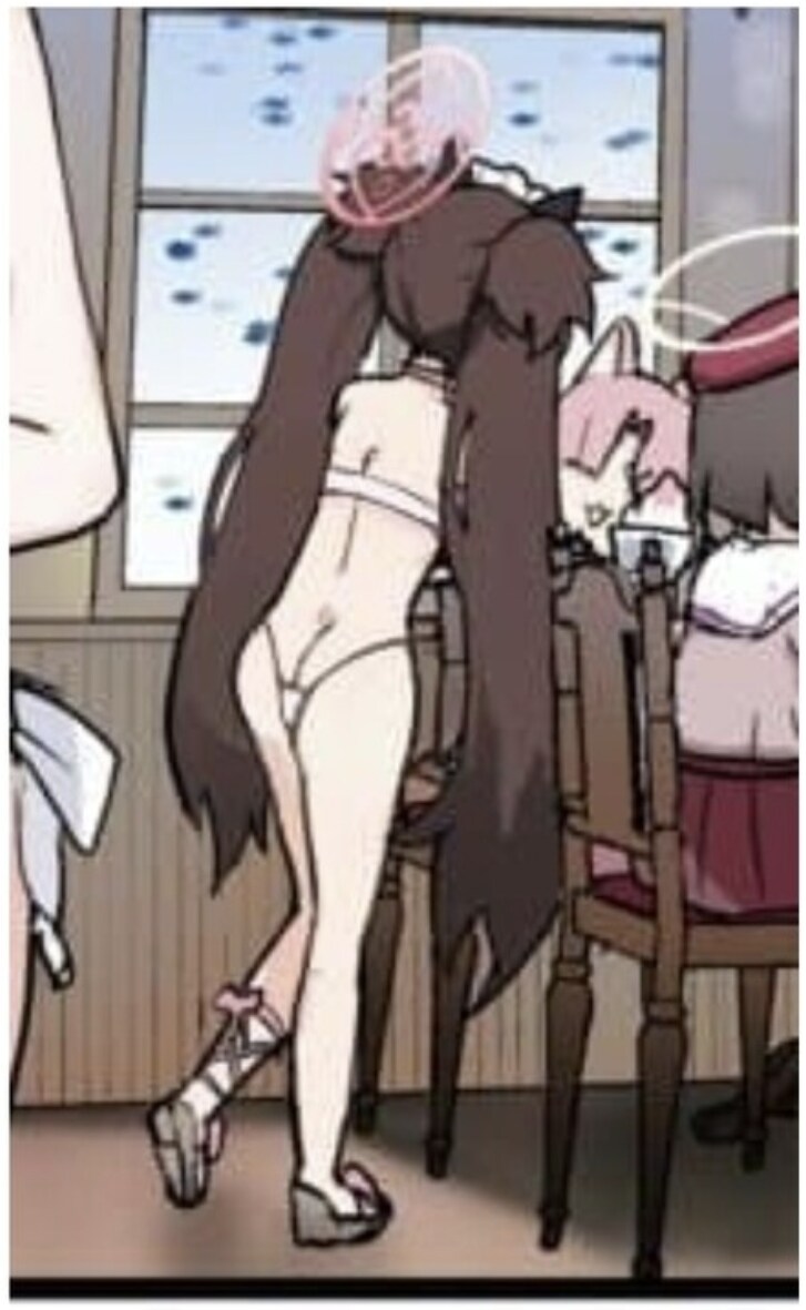 블루아카) 수영복 입은 시즈코 칭찬하는 Manhwa_3.png