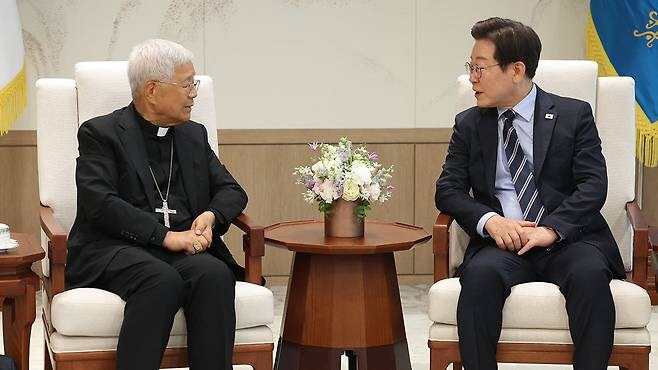 이재명 대통령, 유흥식 추기경 접견‥교황 만남 논의_1.jpg