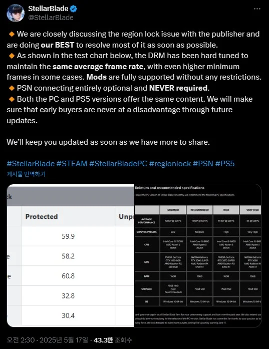 스텔라블레이드) psn 관련으론 웃긴게_6.webp
