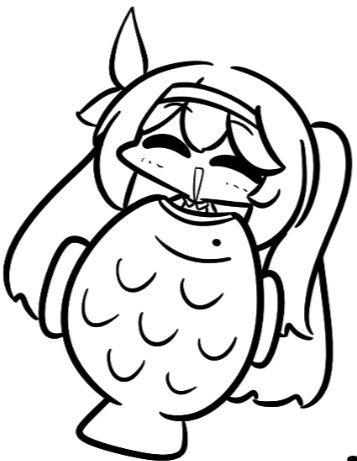 버튜버) 미루 이모가 붕어빵에 먹힌 낙서 짤!_1.png