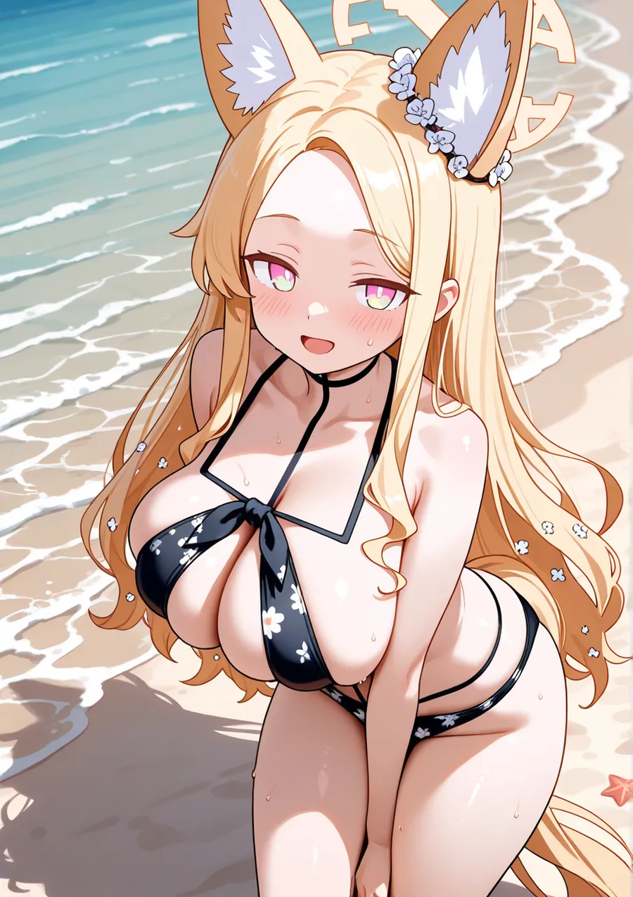 블루아카,ai) 코하루 수영복 세이아 뽑아줘!_1.webp