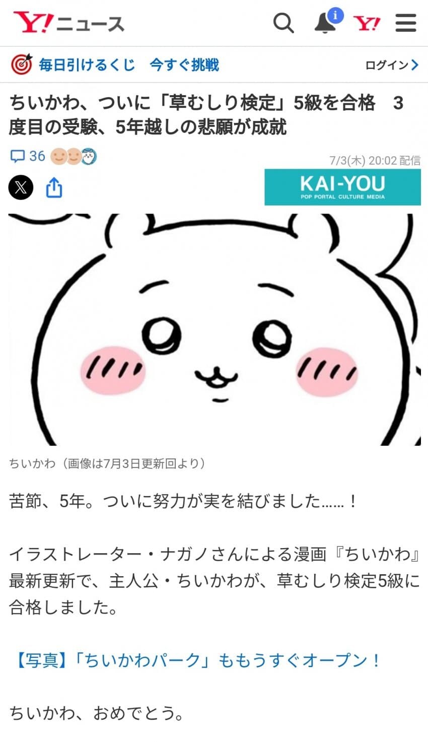 치이카와) 일본뉴스에도 뜬 치이카와 합격소식_1.jpg