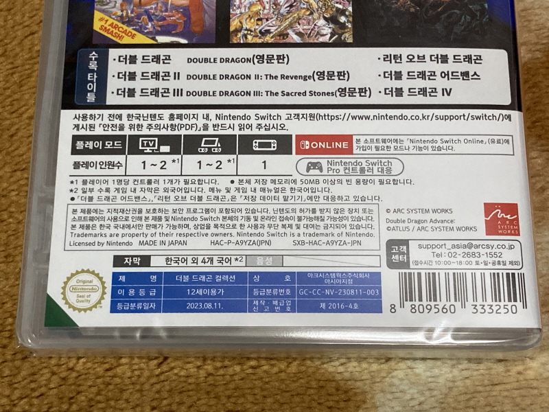 더블 드래곤 외전(GAIDEN) "라이즈 오브 더 드래곤"_134.jpg
