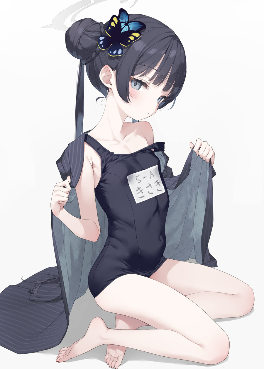 블루아카) 키사키 수영복 실장까지 숨참는다_1.jpg