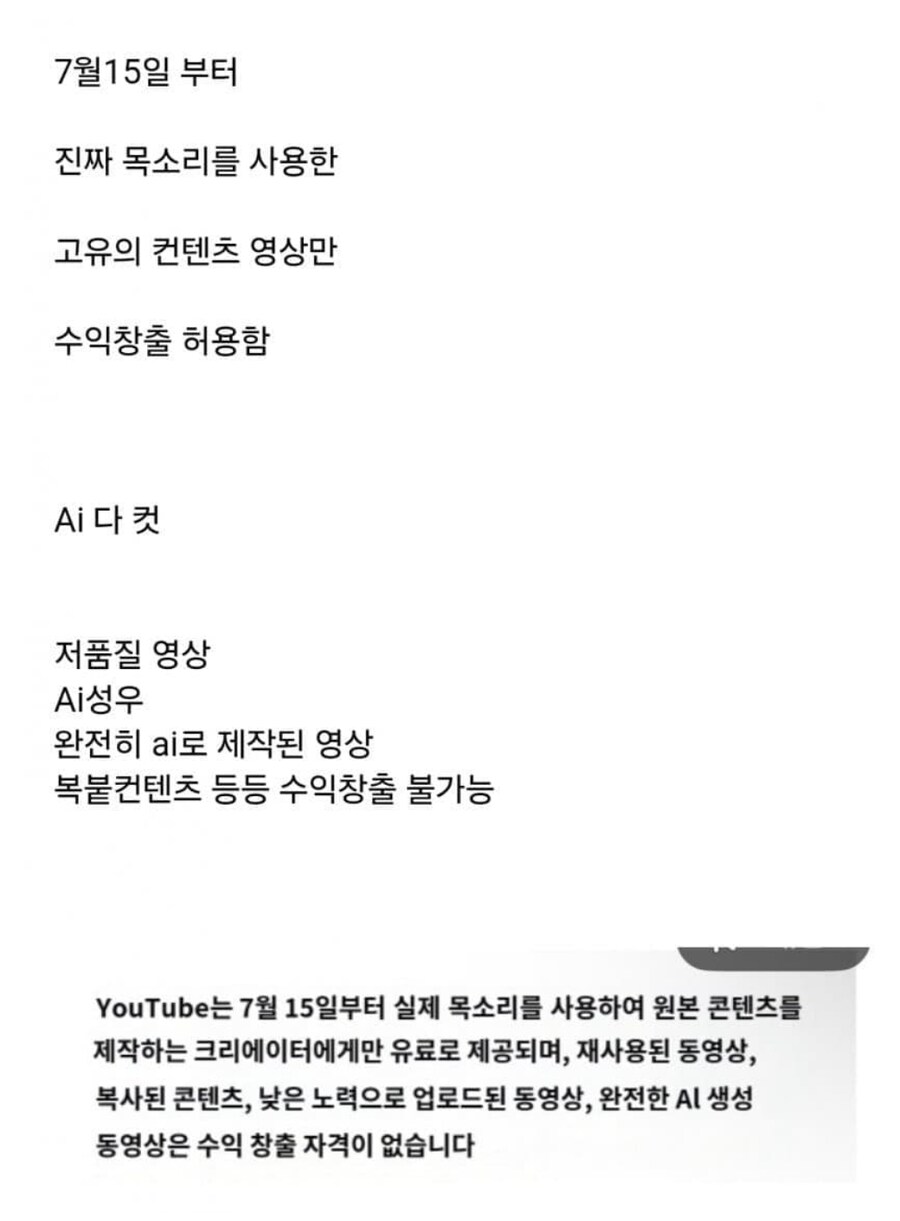 유튜브 렉카의 정상화... 수익창출 금지 빔!.jpg_1.jpg