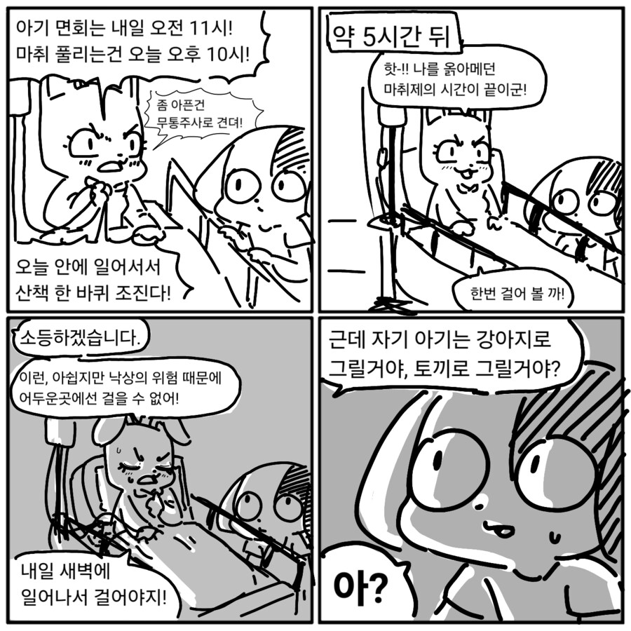 아내는 토끼 본인은 개로 그린 만화가의 고민_1.png